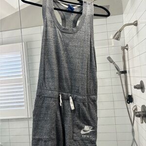 Nike Gray Sleeveless Jumpsuit